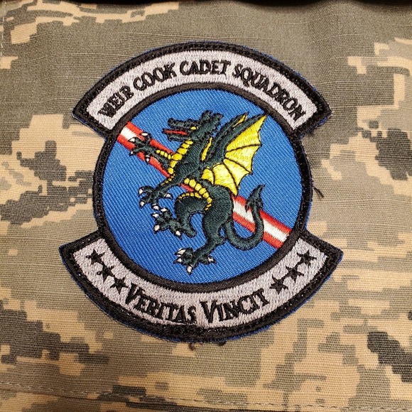 Vanguard Tru-Spec All Weather Shirt AF Camo Size Xtra Small Regular with Patches - Picture 3 of 5